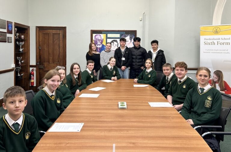 Students at Hardenhuish School in Chippenham deepen their understanding of politics through Parliament Week, visiting speakers and Youth Council elections.