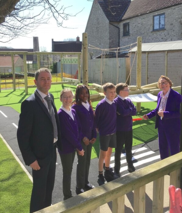 New play equipment has opened at Leigh on Mendip school, giving pupils a fun, active space to enjoy outdoor play, build confidence and support wellbeing.