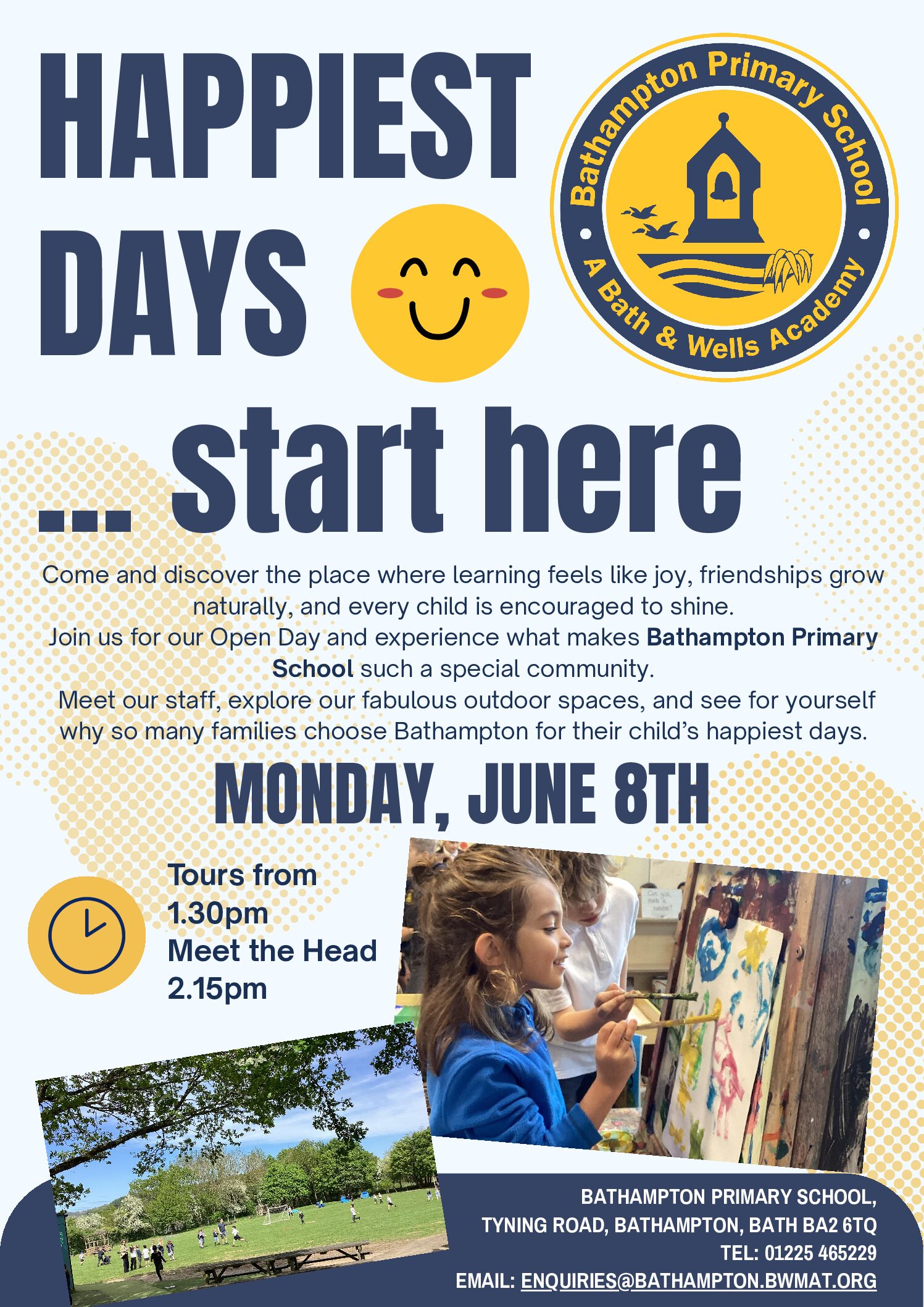 Bathampton flyer June 2026 open day
