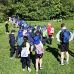 St Mary’s Catholic Primary pupils in Bath completed a sponsored walk to Kelston Roundhill, raising funds for CAFOD’s floating garden project in Bangladesh.