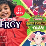 Families can enjoy the new Pokémon TCG Mega Evolution Trail at Dyrham Park this May half term with outdoor challenges, play and family fun.