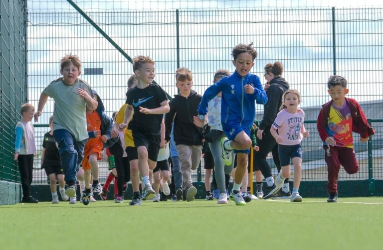 Pupils at Forest and Sandridge CE Primary School in Melksham take on a mini marathon, building fitness, confidence and wellbeing.
