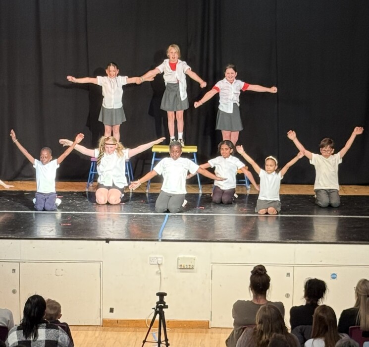 Pupils from Kingsbury Green Academy and local primary schools performed in a sell-out dance show raising funds for Springboard in Chippenham.