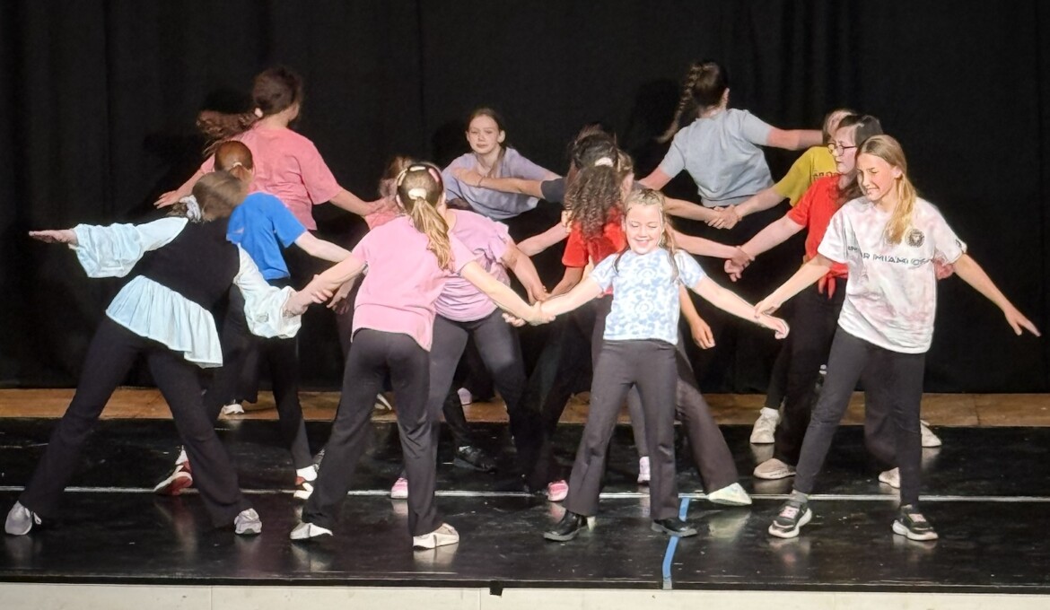 Pupils from Kingsbury Green Academy and local primary schools performed in a sell-out dance show raising funds for Springboard in Chippenham.