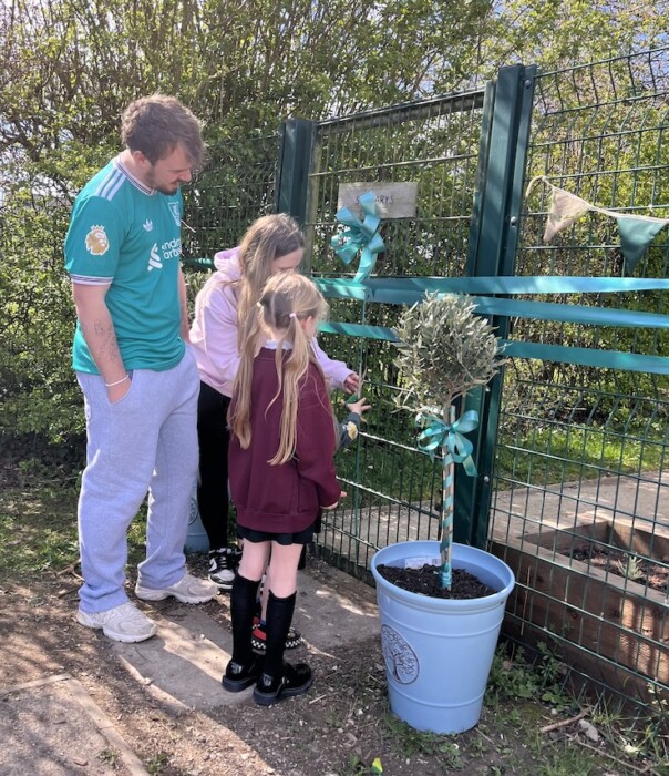 St Mary’s Church of England Primary School in Writhlington has opened a special Memory Garden in honour of former pupil Elias.