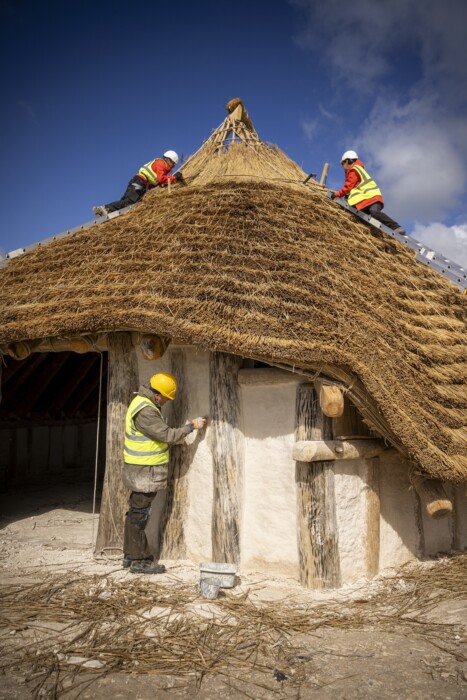 Families visiting Stonehenge this summer can explore a huge new 4,500-year-old Neolithic hall before it becomes a learning space for schools.