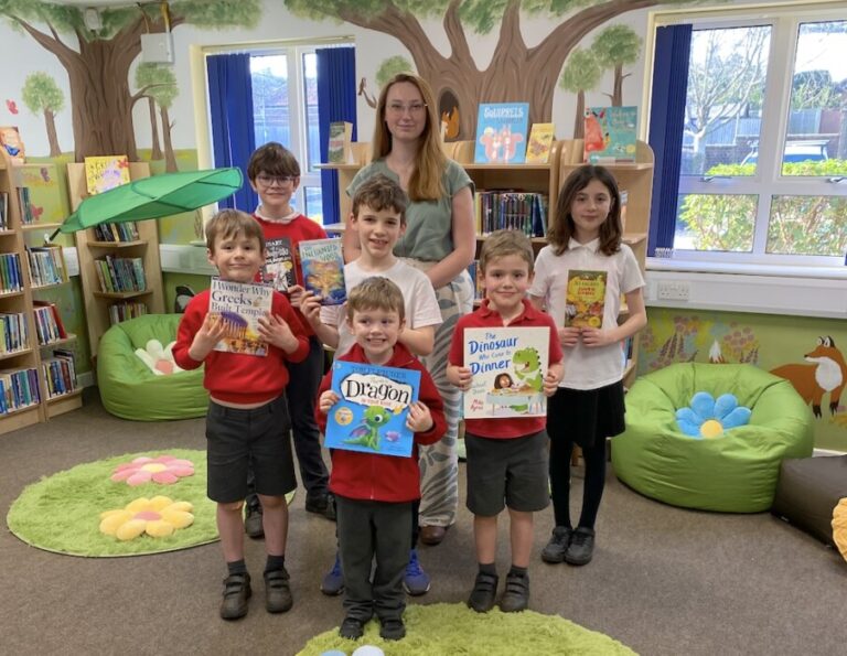 Seend Primary School opens its ‘Woodland Wonderland’ library, created with pupils, families and the community to inspire a lifelong love of reading.