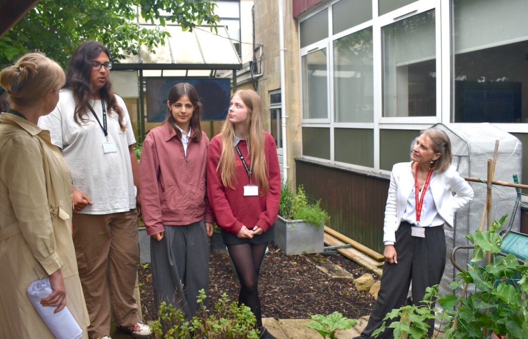 Ralph Allen School's Green Team showcased sustainability projects to Bath MP Wera Hobhouse and councillors during a special school visit.
