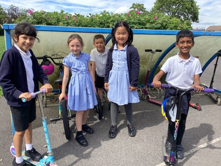 Children across The Partnership Trust marked Clean Air Day with cycling, scootering, poster competitions and activities promoting healthier, cleaner communities.