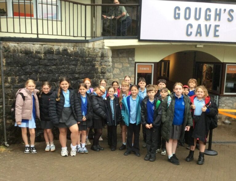 Pupils from St Benedict's Catholic Primary School visited Cheddar Gorge to explore Britain's prehistoric past and bring their Stone Age learning to life.
