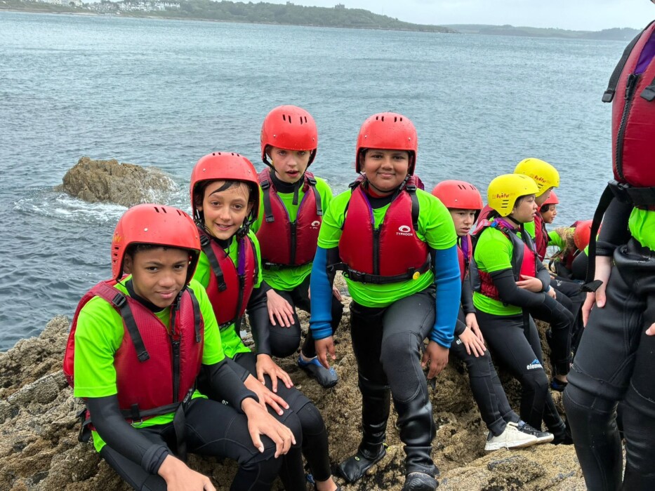 Pupils from St Mary's Catholic Primary School in Bath enjoyed surfing, kayaking and coasteering during an action-packed residential trip to Cornwall.