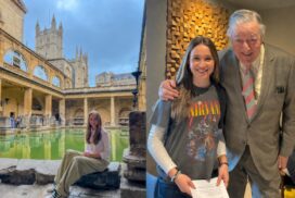 A GCSE student has created a new Latin audio guide for The Roman Baths, narrated by Sir Stephen Fry, giving visitors a unique way to experience Bath's Roman heritage.
