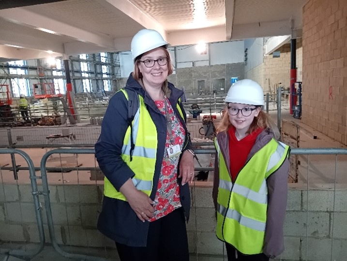 Westwood with Iford School helped create a lasting legacy by contributing to a Trowbridge Leisure Centre time capsule set to be opened in 2056.