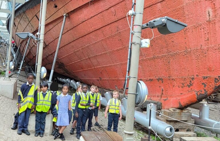 Year 2 pupils from St Mary’s Catholic Primary School in Bath brought Victorian history to life during a visit to Brunel’s SS Great Britain.