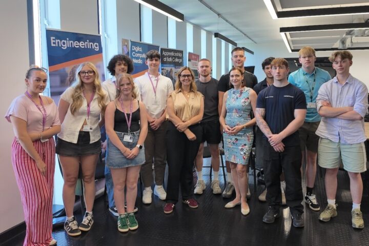 Bath College learners showcased their workplace skills during a visit from EU Deputy Ambassador Isabell Poppelbaum and West of England Mayor Helen Godwin.