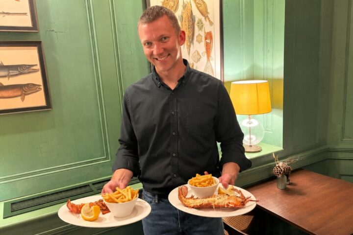 We visit Brasserie Beau at Hotel Indigo Bath for a family meal featuring seafood, fish and chips, cocktails and some memorable desserts.