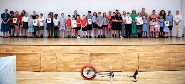 More than 100 children from Armed Forces families came together at Tidworth Garrison Theatre to celebrate a year-long project supporting Service children in Wiltshire schools.