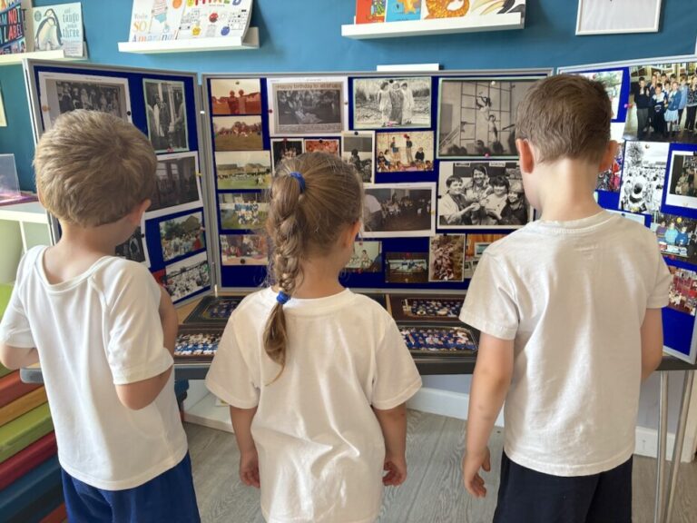 Holbrook Primary School in Trowbridge has celebrated its 50th anniversary with a community picnic, time capsule, photo exhibition and dragon competition.
