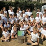 Pupils at St Patrick’s Catholic Primary School in Corsham have won a national award for transforming their grounds into a haven for pollinators.