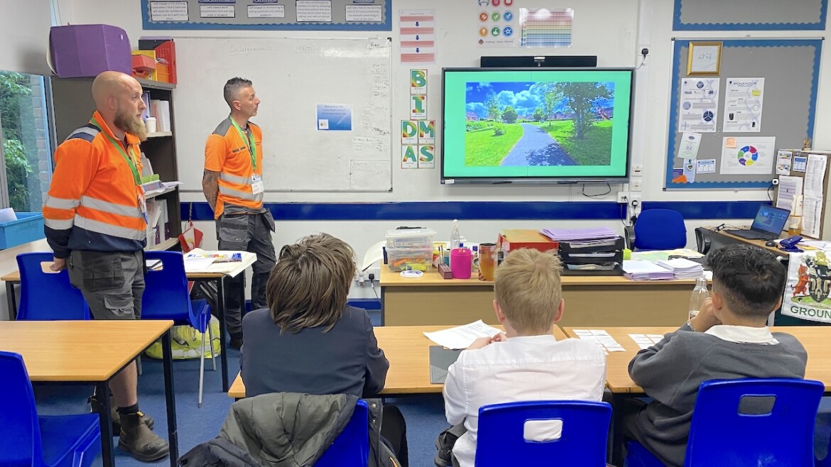 Year 9 pupils at Kingsbury Green Academy worked with local employers on real-world projects during an innovative careers experience day.