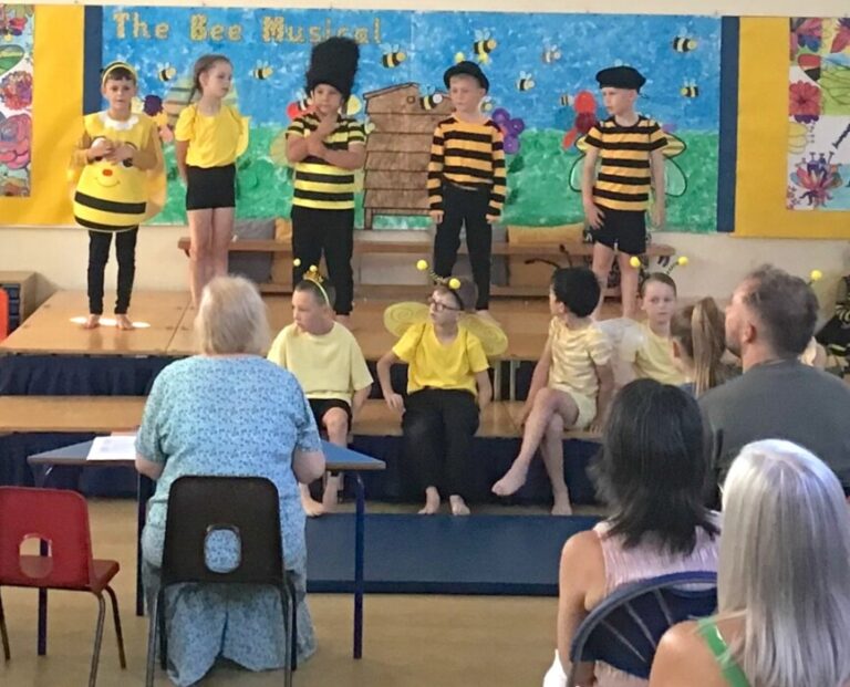 Year 2 pupils at Paulton Infant School wowed family and friends with The Bee Musical as they celebrated the end of their time at the school.