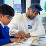 Parents and carers have joined pupils at St Mary’s Catholic Primary School in Chippenham for books and breakfast before school.