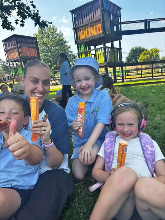 Roundhill Primary School and Nursery pupils enjoyed their first-ever whole-school celebration trip to Avon Valley Adventure Park, bringing children of all ages together.