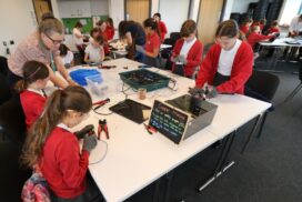 Saltford Primary School was among 11 schools taking part in interactive recycling workshops, helping more than 430 children learn about electronic waste and sustainability.