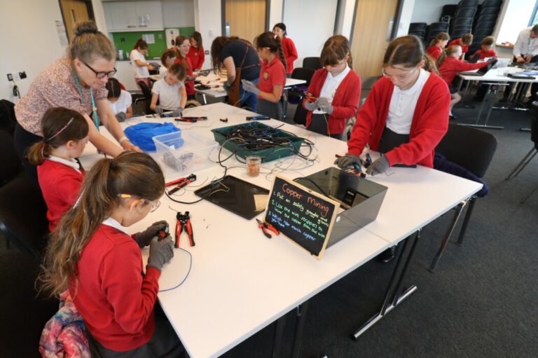 Saltford Primary School was among 11 schools taking part in interactive recycling workshops, helping more than 430 children learn about electronic waste and sustainability.