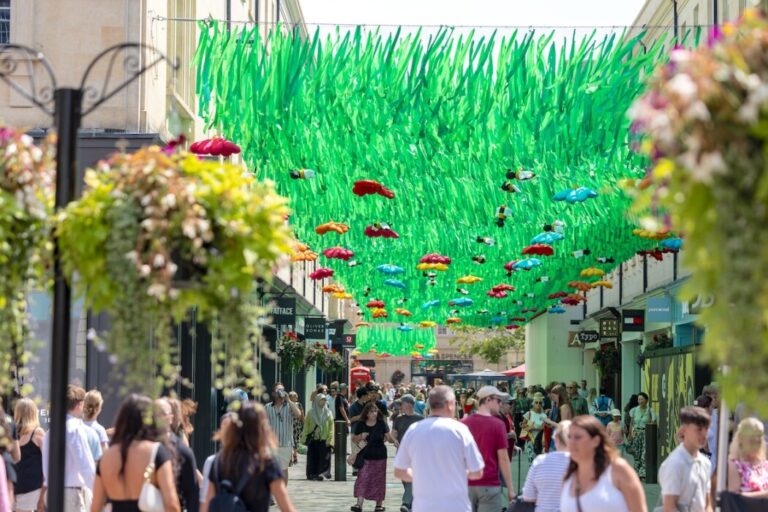 Enjoy free face painting, giant bubble shows and a special Bath Pride event at SouthGate Bath throughout August 2026.