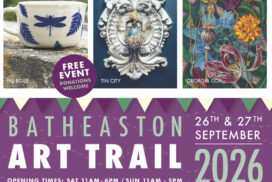 Explore work by 52 artists and enjoy free family workshops when the Batheaston Art Trail returns on 26 and 27 September 2026.