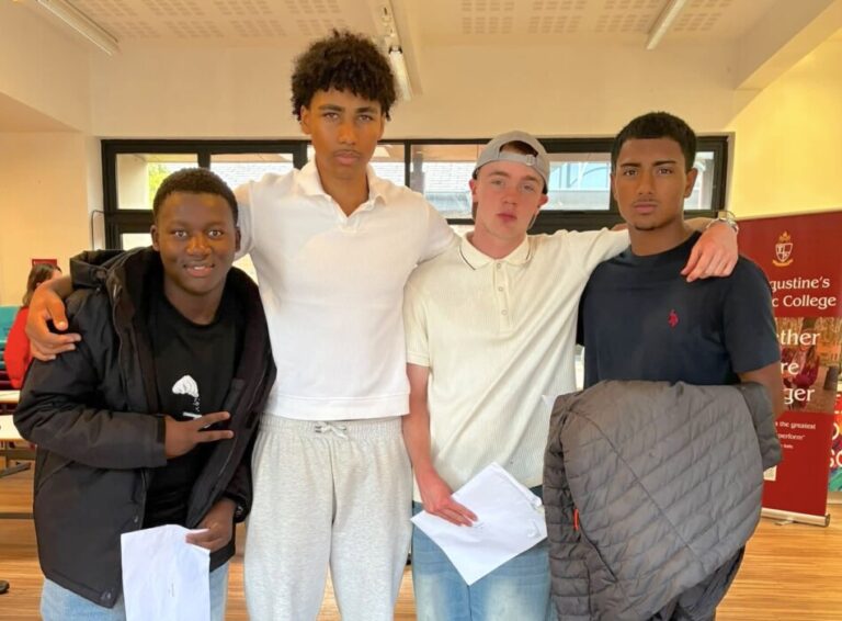 Students and staff at St Augustine’s Catholic College are celebrating the achievements of the Class of 2026 as they receive their GCSE results.