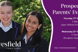 Girls School Prospective Parents Outside Banners
