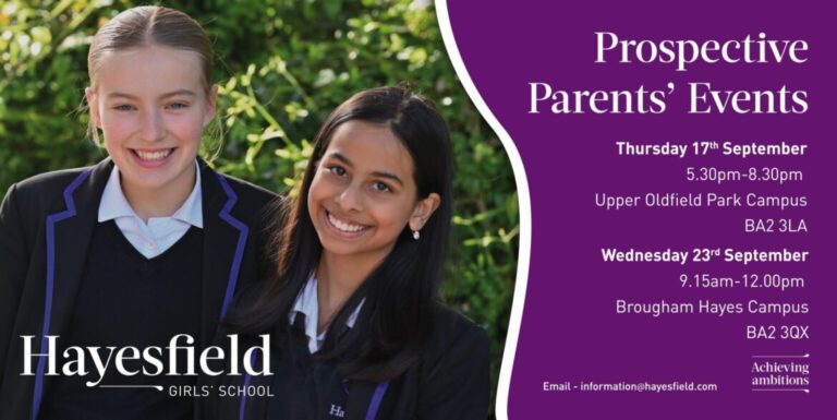 Girls School Prospective Parents Outside Banners