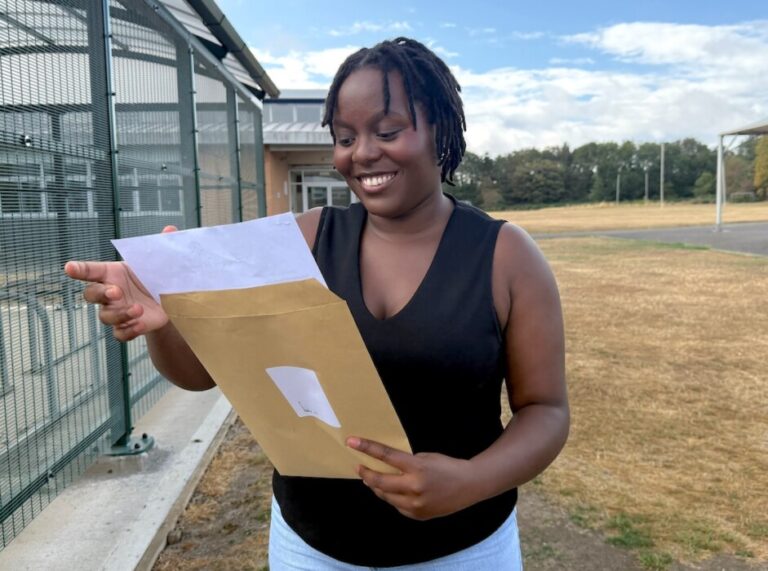 Lawn Manor Academy pupils are celebrating the strongest GCSE results in the school’s history, including a record number of top grades.