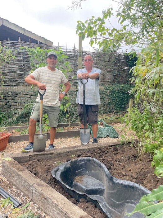 More than 60 volunteers helped rejuvenate the gardens, woodland and outdoor learning spaces at St Mary’s School in Broughton Gifford.