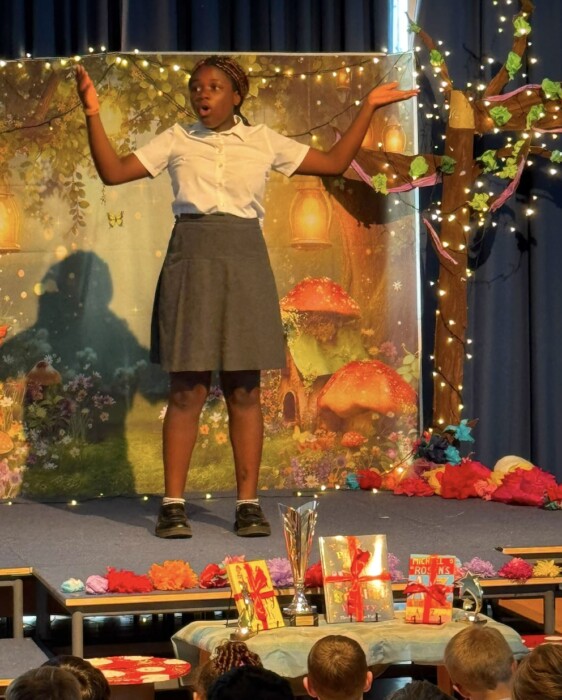 Pupils at St Mary’s Catholic Primary School in Chippenham performed poems from memory during the school’s annual Poetry Slam.