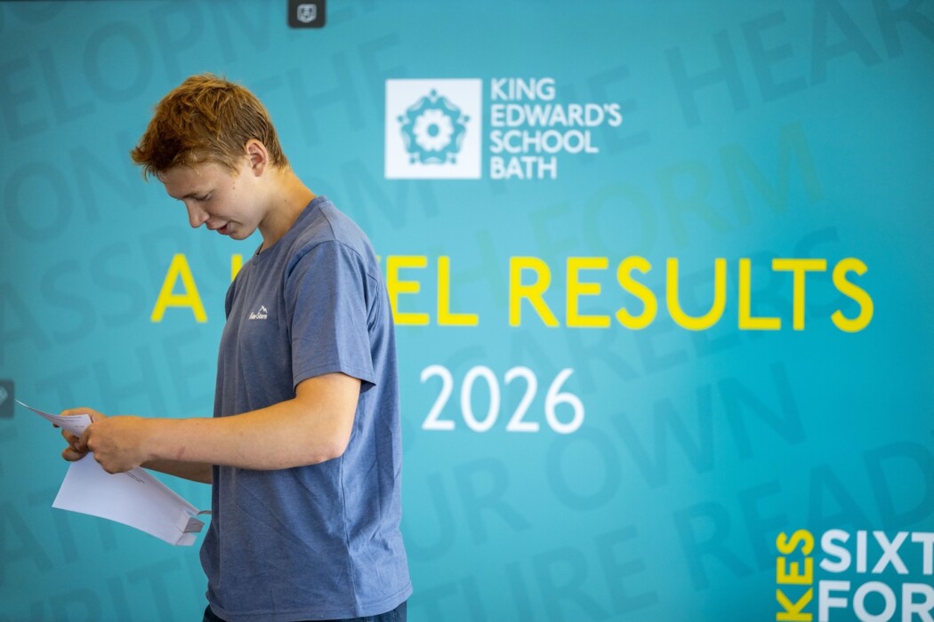 King Edward’s School Bath celebrates strong A-Level results, with 88% of grades at A*-B and pupils heading to leading universities and careers.