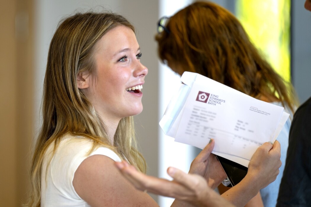King Edward’s School Bath celebrates strong A-Level results, with 88% of grades at A*-B and pupils heading to leading universities and careers.