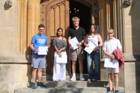 Kingswood School students celebrate outstanding A-Level and BTEC results, with almost half of A-Level grades at A*-A and all seven Oxbridge offers secured.
