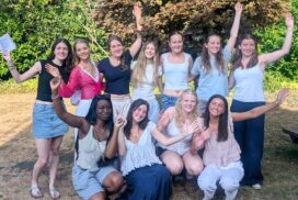 Royal High School Bath students celebrate strong A-Level and IB results, with 53% of grades at A or A* or equivalent and university places secured across the UK and beyond.