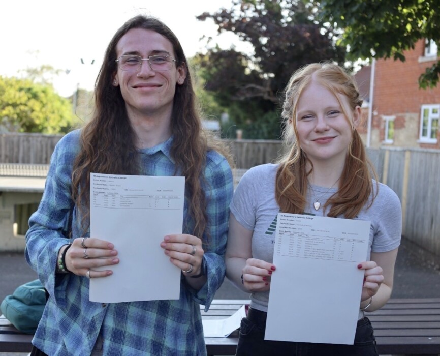St Augustine’s Catholic College celebrates another successful year of A-Levels results as its Class of 2026 heads to university and professional pathways.