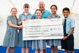 Pupils at St Margaret’s Prep in Calne have raised £2,789.65 for Guide Dogs UK through a Colour Run, Enterprise Week and other activities.
