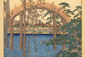 Victoria Art Gallery Inside Kameido Tenjin Shrine Utagawa Hiroshige
