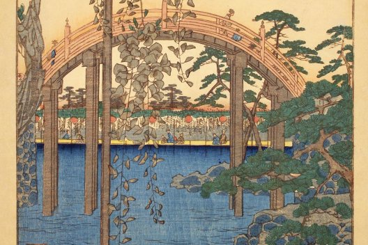 Victoria Art Gallery Inside Kameido Tenjin Shrine Utagawa Hiroshige