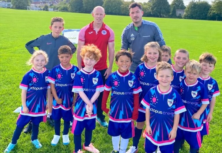 Three U7 players have become the third generation of their families to represent Bath Arsenal Juniors, which has supported young footballers since 1989.