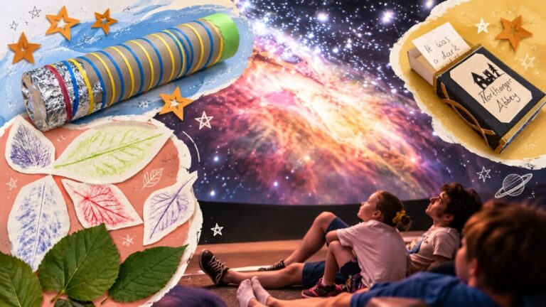 Discover family events in Bath this October half term, including autumn crafts, storytelling, pinhole cameras and planetarium shows.