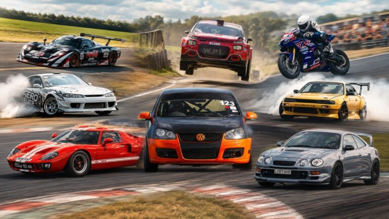 Discover upcoming racing events at Castle Combe Circuit in Wiltshire, from Midsummer Mania and the Autumn Classic to the Stage Rally.