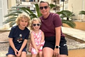 Bath mum Emily Smith and her seven-year-old son are taking on the RUHX Glow Run after the care given to her daughter at the RUH.