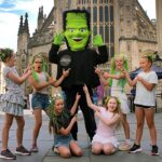 80 young dancers will take over Bath city centre for Freak Out with Frankenstein, a free family event near Bath Abbey on Saturday 3 October.